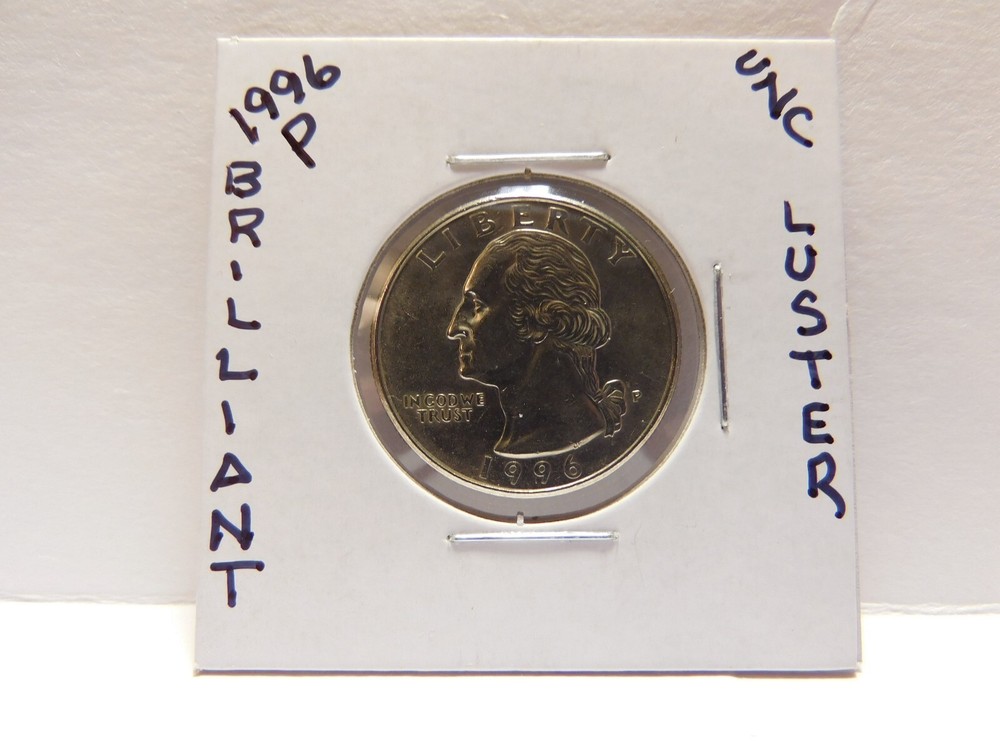 1996 P UNCIRCULATED  WASHINGTON QUARTER