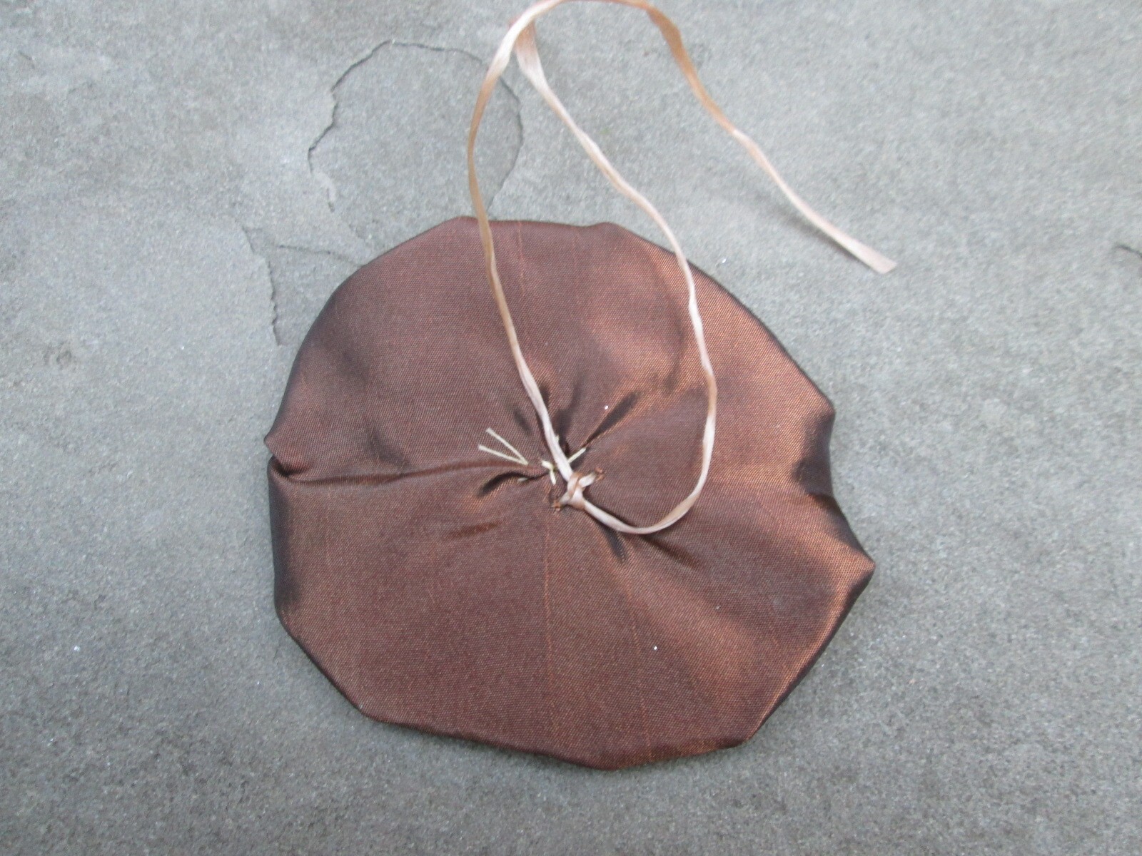 REENACTOR 18TH C REV WAR COLONIAL HAT COCKADE CRISP BROWN PEWTER BUTTON NEW 3.5"