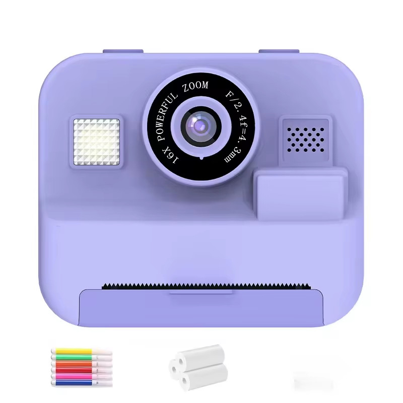 Children'S Mini Digital Video Camera with Thermal Printing & Multiple Image Stab