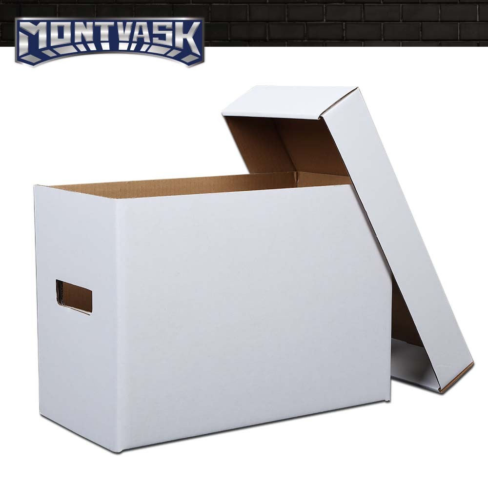 Comic Book Storage Boxes Short Holds 150-175 Stackable Archival Cardboard 3PCS