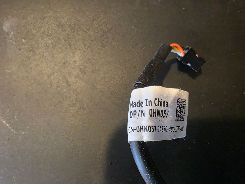 Power Switch Cable Boot Line Button Push Switch 0HN057 HN057 For Dell Precision