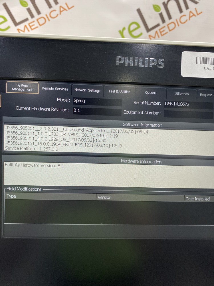 Philips Sparq Ultrasound System