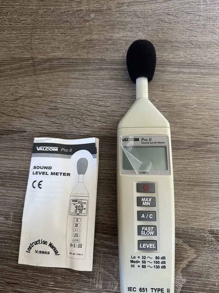 Valcom V-9992 Digital Sound Level Meter Pro Ii (v9992)