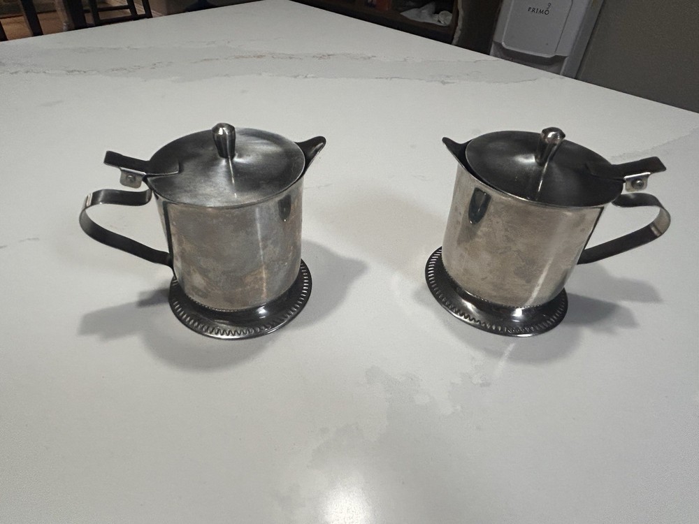 Volrath Silverplate Set with Lids Elegant Tableware