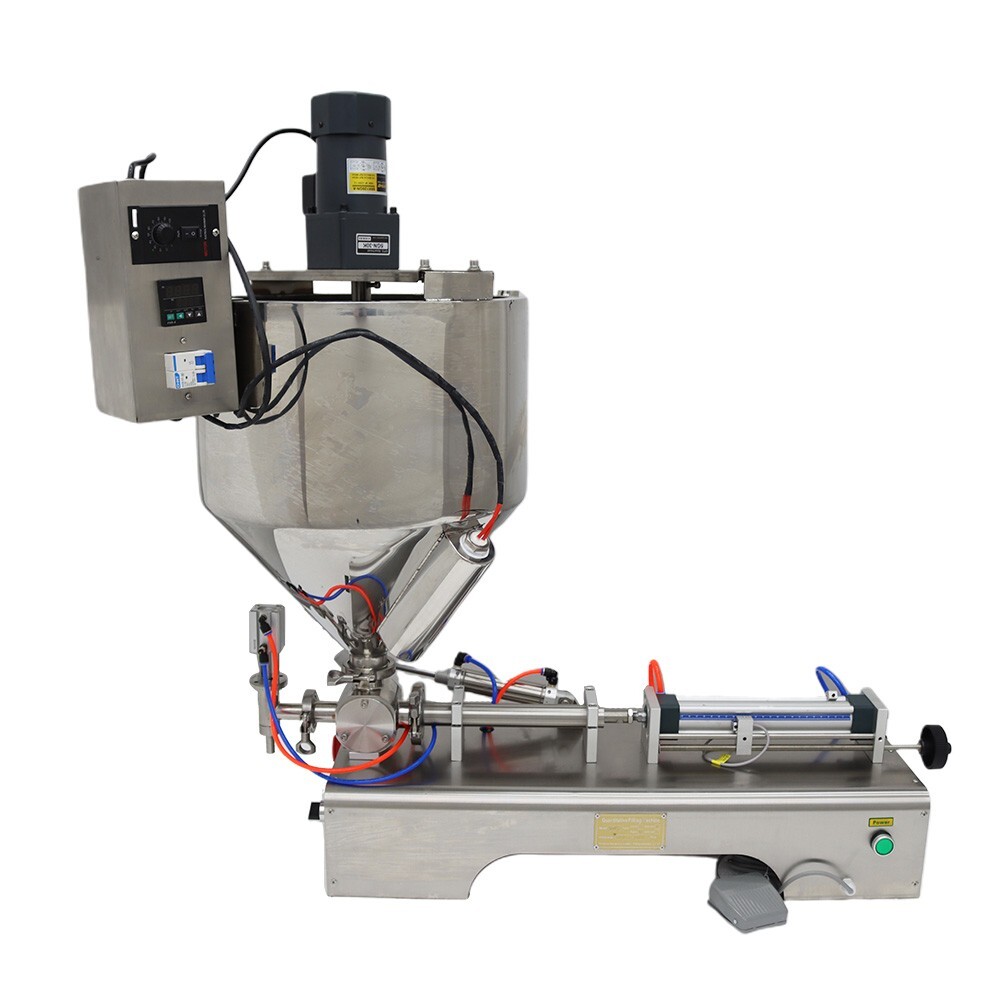TECHTONGDA® Paste Liquid Filling Machine 10-100ml Mixing&Heating Function One