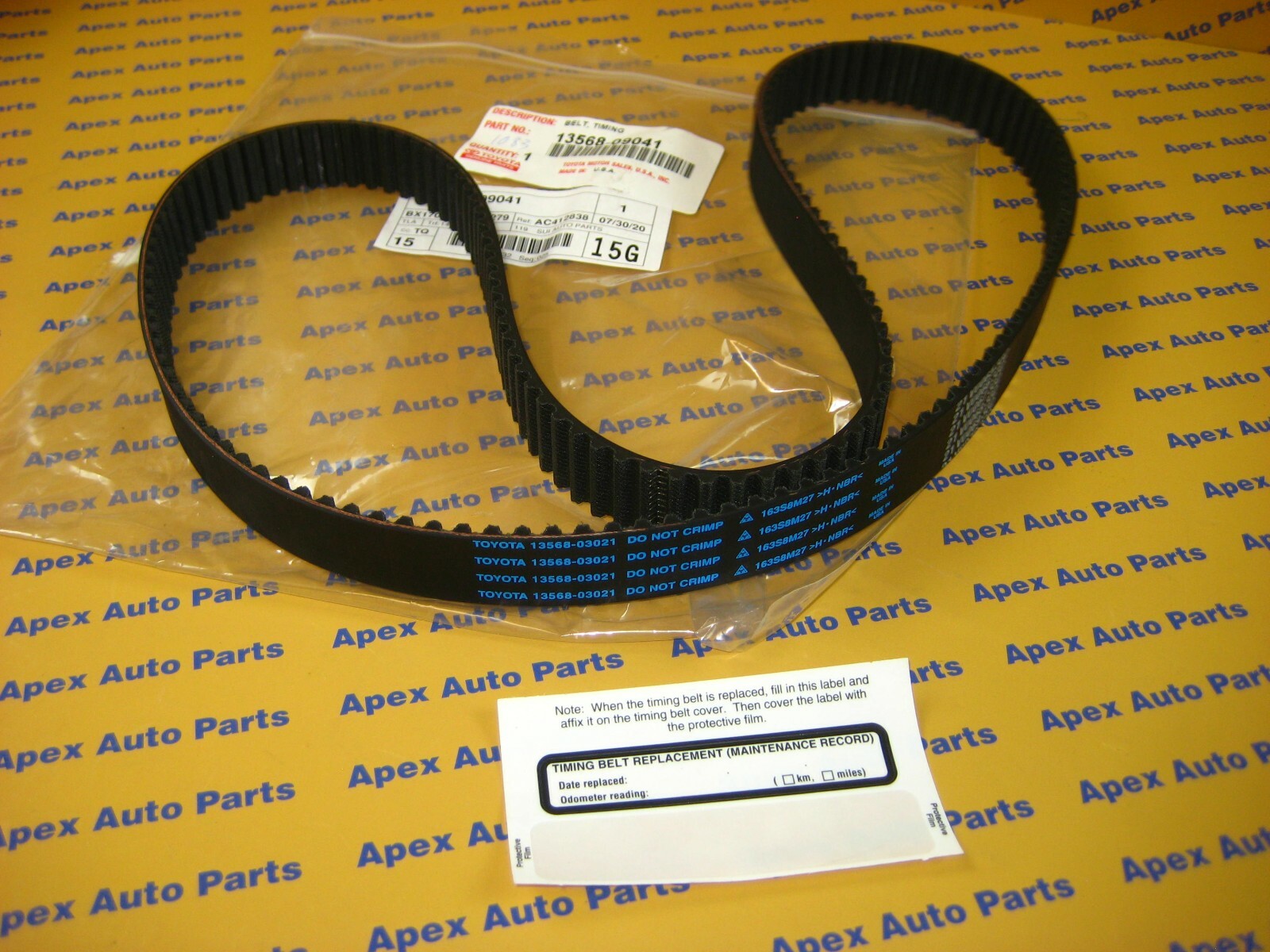 OEM Toyota Timing Belt for 4cl Camry Celica MR2 Rav4 Solara Genuine Toyota New