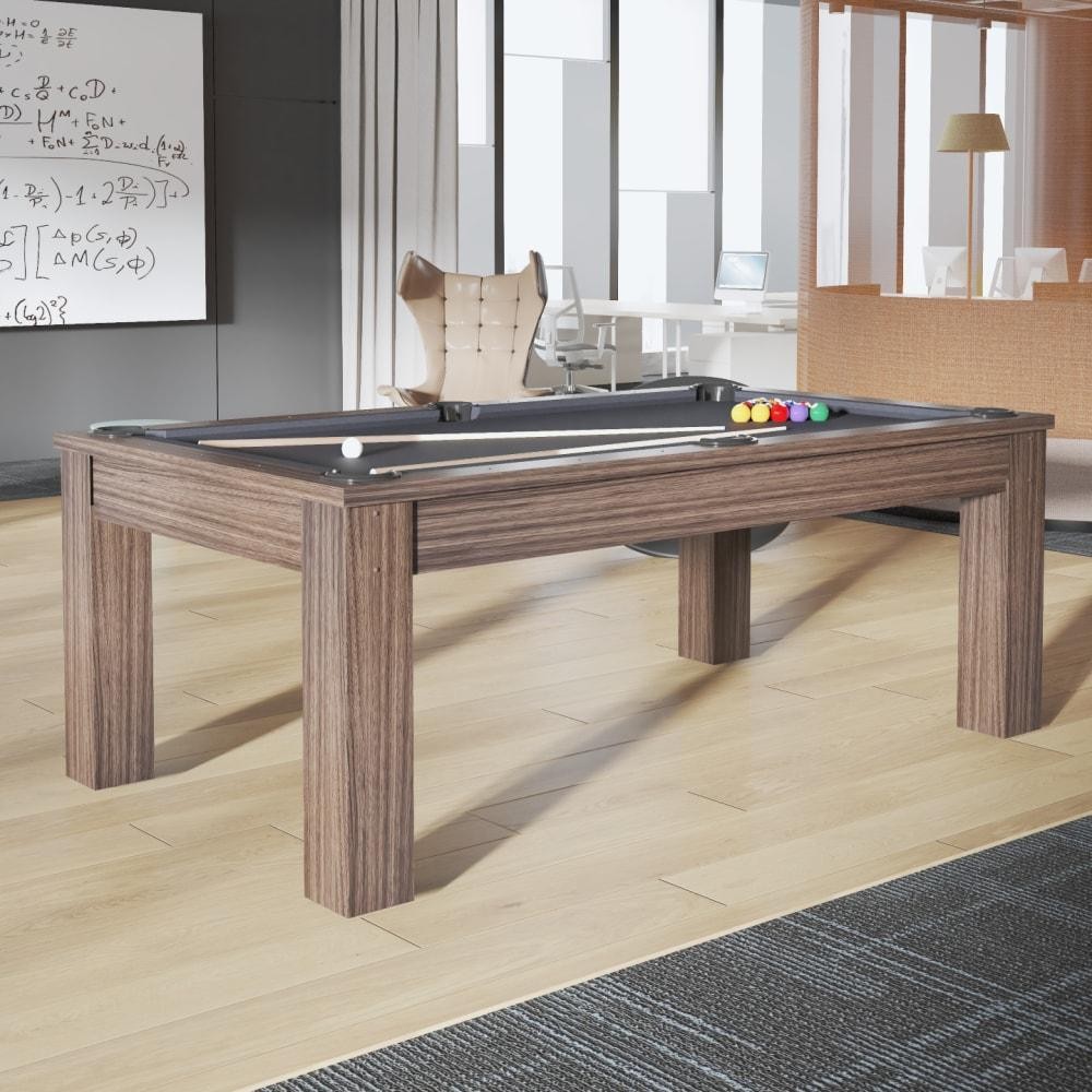 7ft 3-in-1 Multi-Functional Pool Table with Benches (Ping Pong Table)