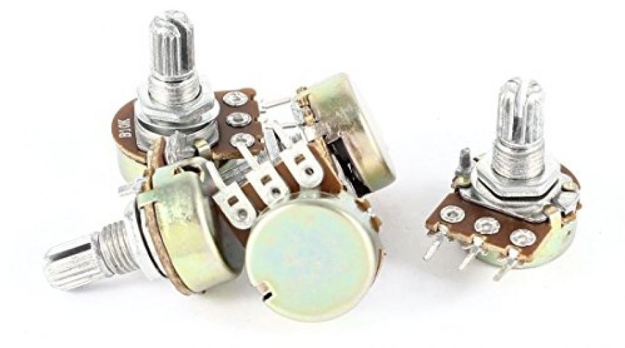 5PCS Single potentiometer B10K power amplifier potentiometer