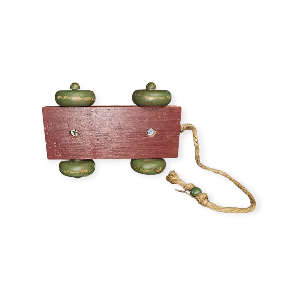 Vintage Pull Horse on wheels Primitive Folk Art