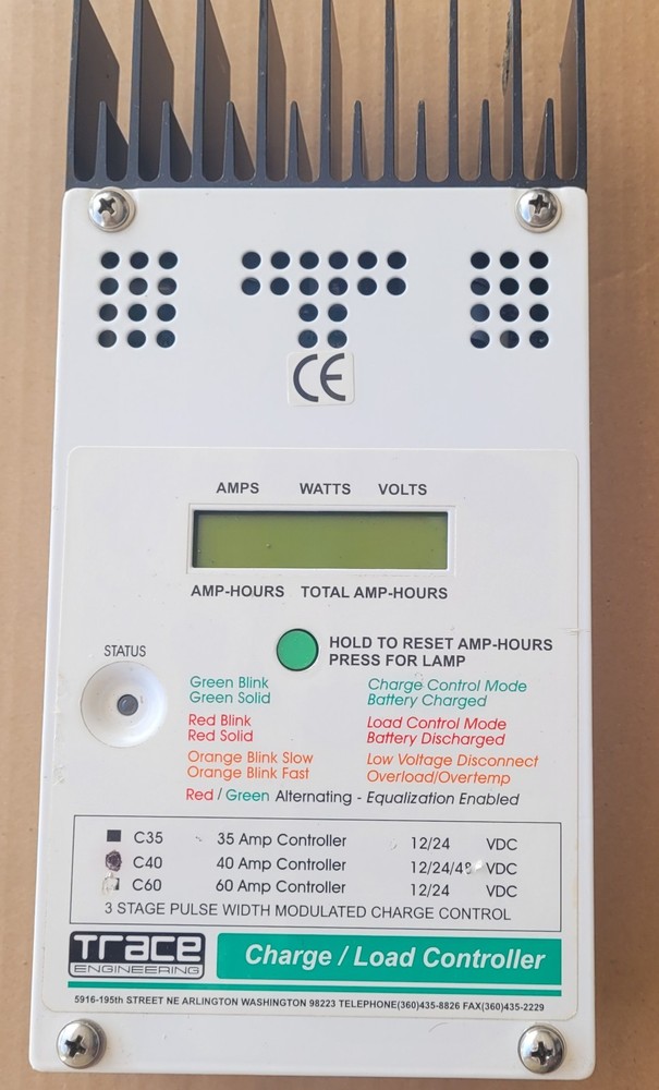 Trace C60 Charge/load Controller 12/24 Volt DC