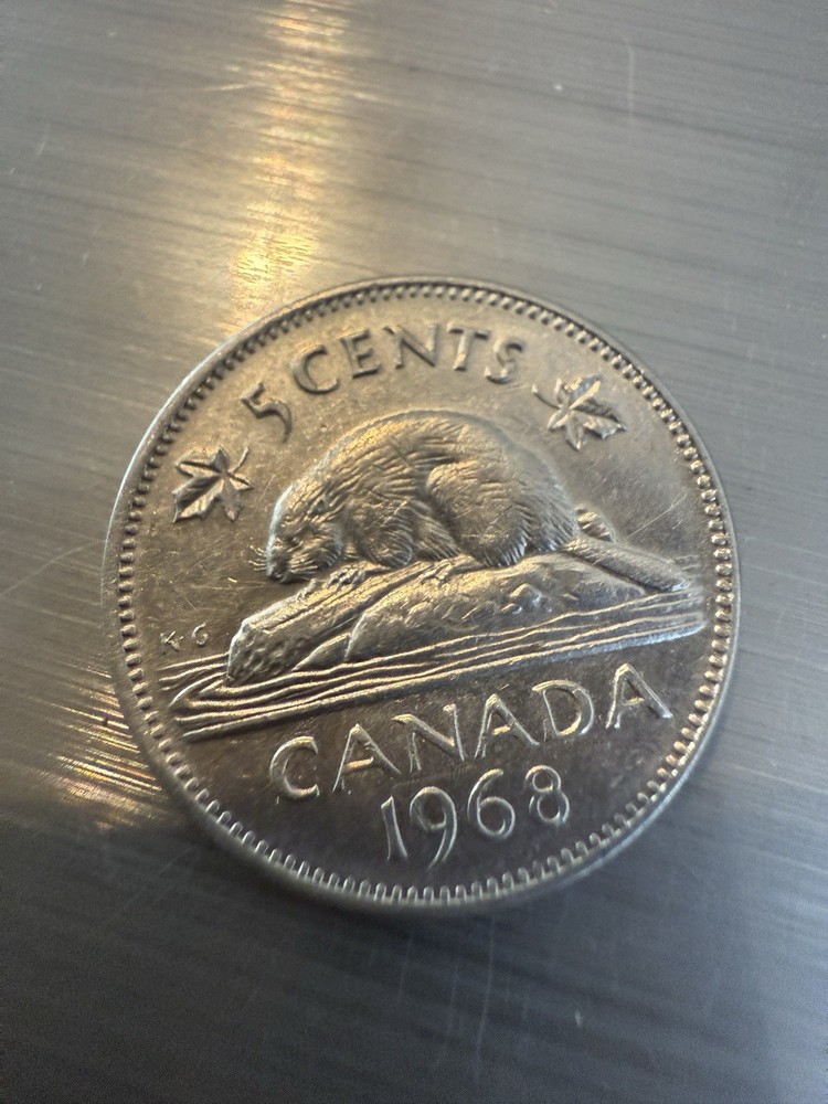 1968 Canada 5 Cents