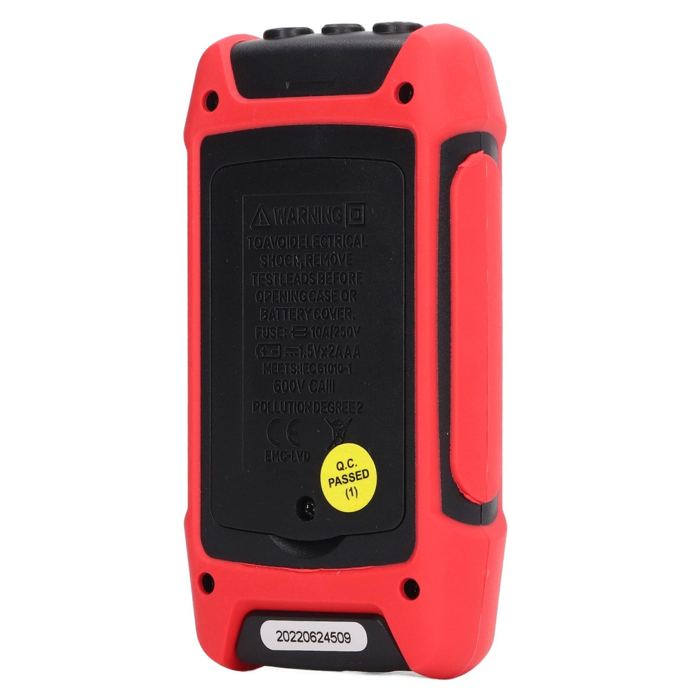 Digital Multimeter Anti Burning Automatic LCD Backlit NCV Volt Amp Meter FEI