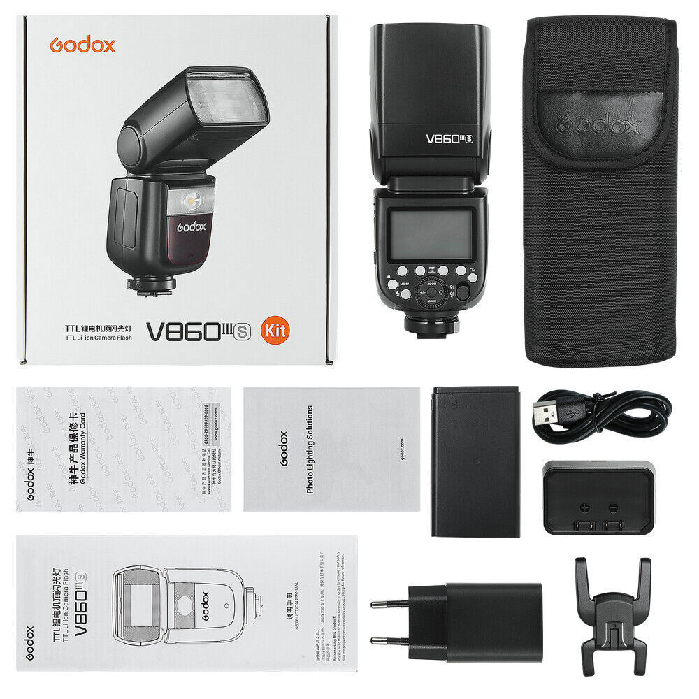 Godox V860III V860III-C/N/S 2.4G TTL HSS Flash Speedlite for Canon Nikon Sony