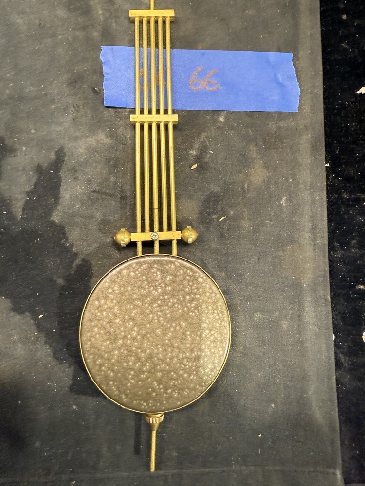 (CC66) Antique German R-A Wall Clock Pendulum 11"