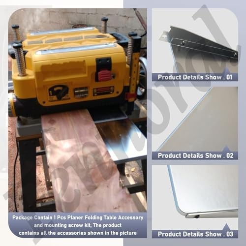 2Pcs 13" Planer Folding Table Accessory - 9" Side Support for DW735 Planer