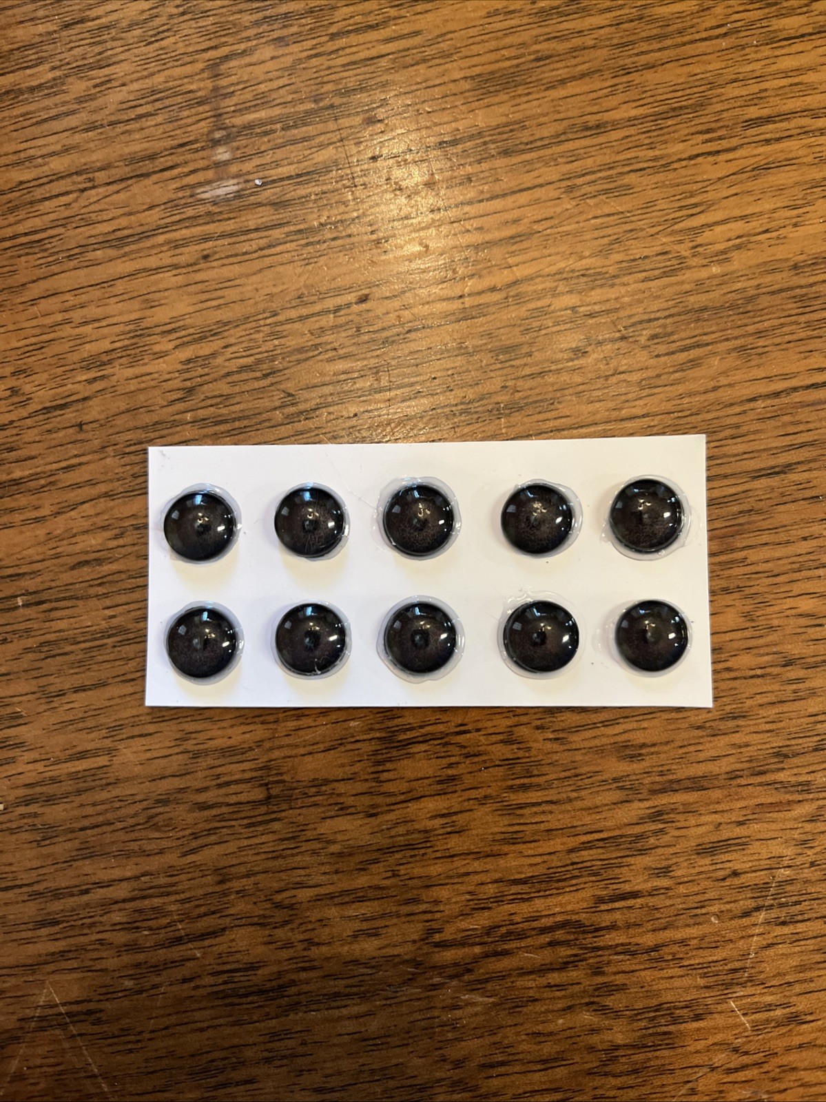 5 pair of New Concept Glass Eyes for Taxidermy and Decoy Making. Dark Brown