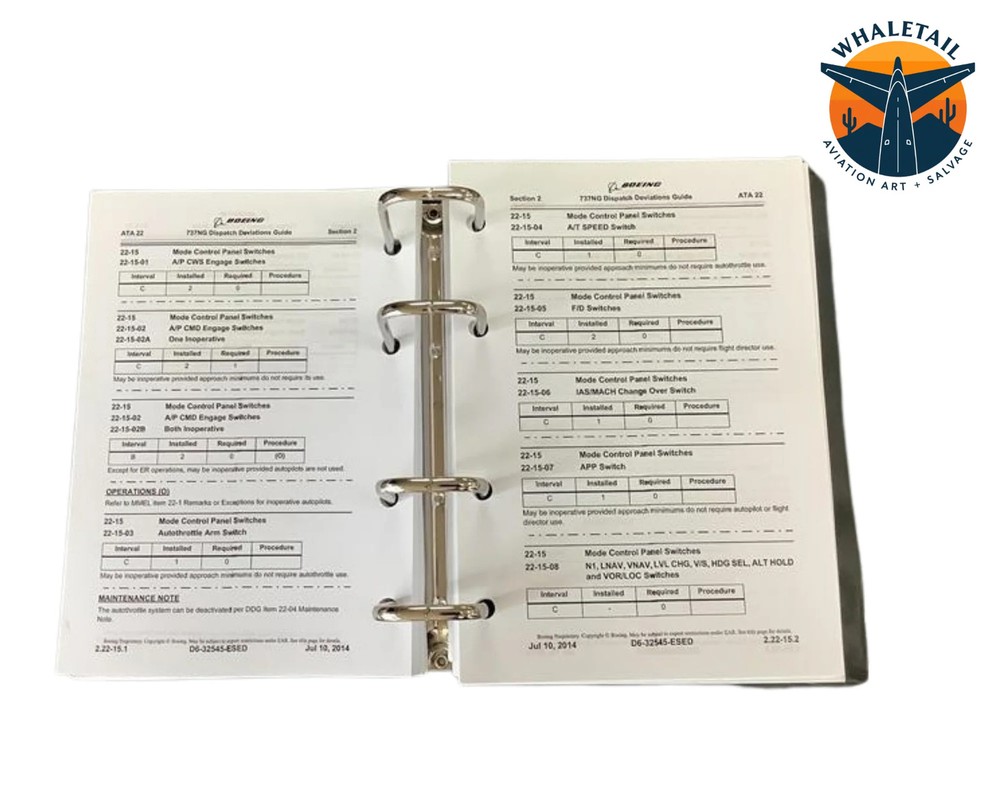 Dispatch Deviation Guide