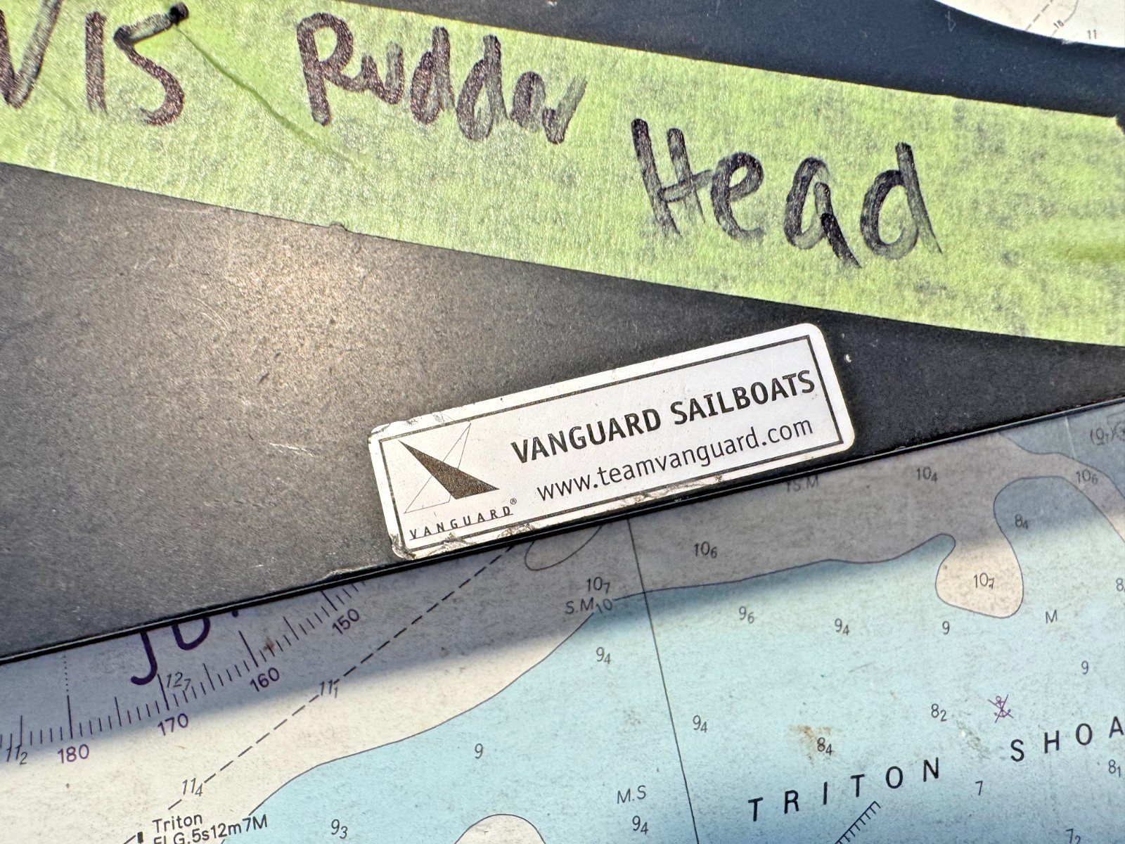 Vanguard 15 Rudder Head, New Old Stock.