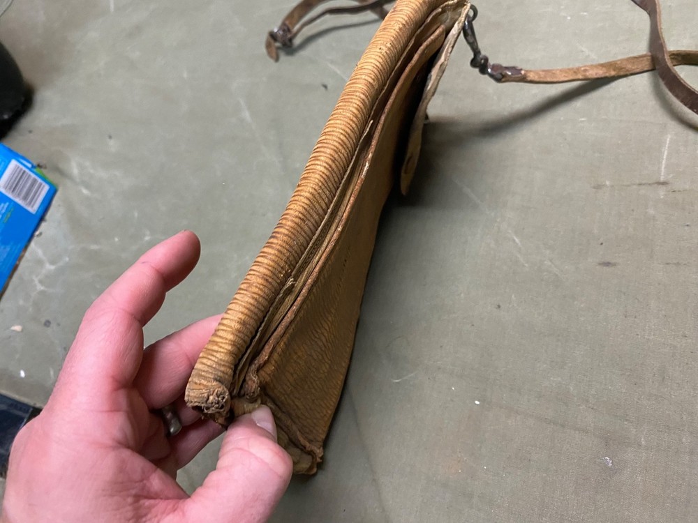 ORIGINAL WWI WWII GERMAN OFFICER NCO MAP CARRY CASE