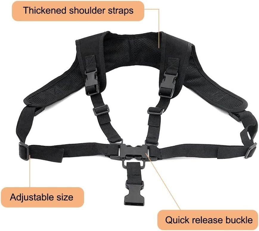 Harness Suspenders Adjustable Tactical Shoulder Strap Sling&Quick Release Buckle