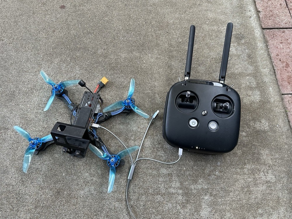 Custom Built Fpv Drone DJI FPV AIR UNIT W/ DJI Controller- UNTESTED!