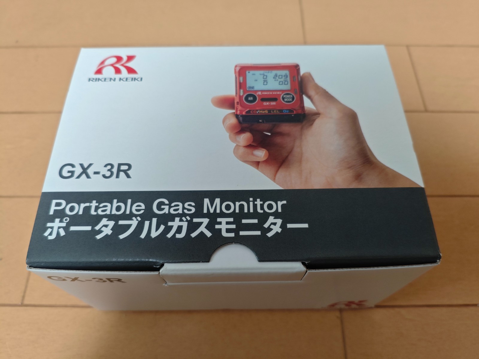 Riken Keiki GX-3R Portable Gas Monitor 4 Gas Detector 2025 Tested w/ Box Japan