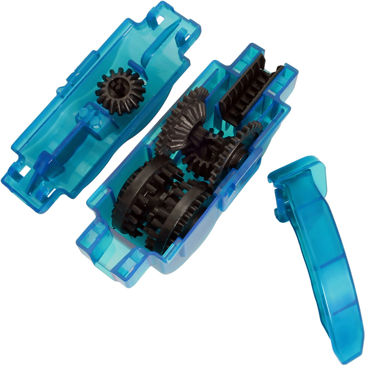 Bike Chain Gear Cleaning Tool Scrubber with Rotating Brushes Cleaner Set