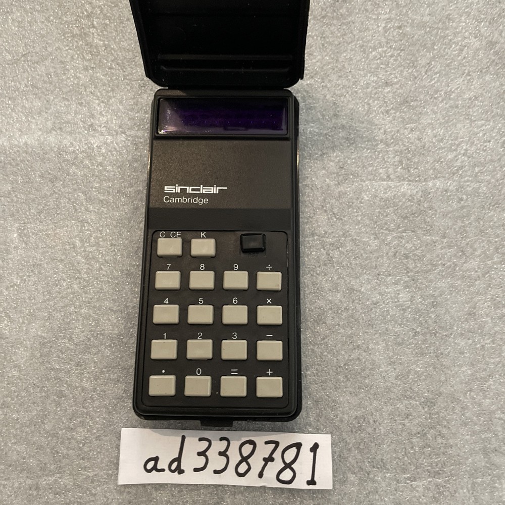 Sinclair Cambridge Calculator Full working order with case