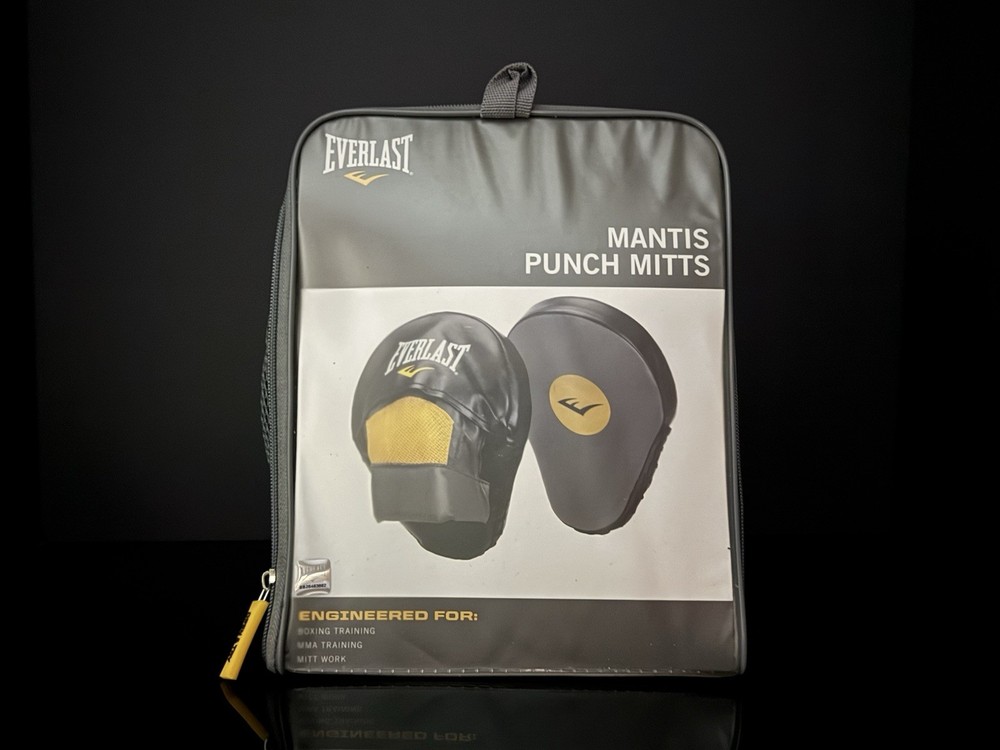 Everlast Mantis Punch Mitts Black/Gray