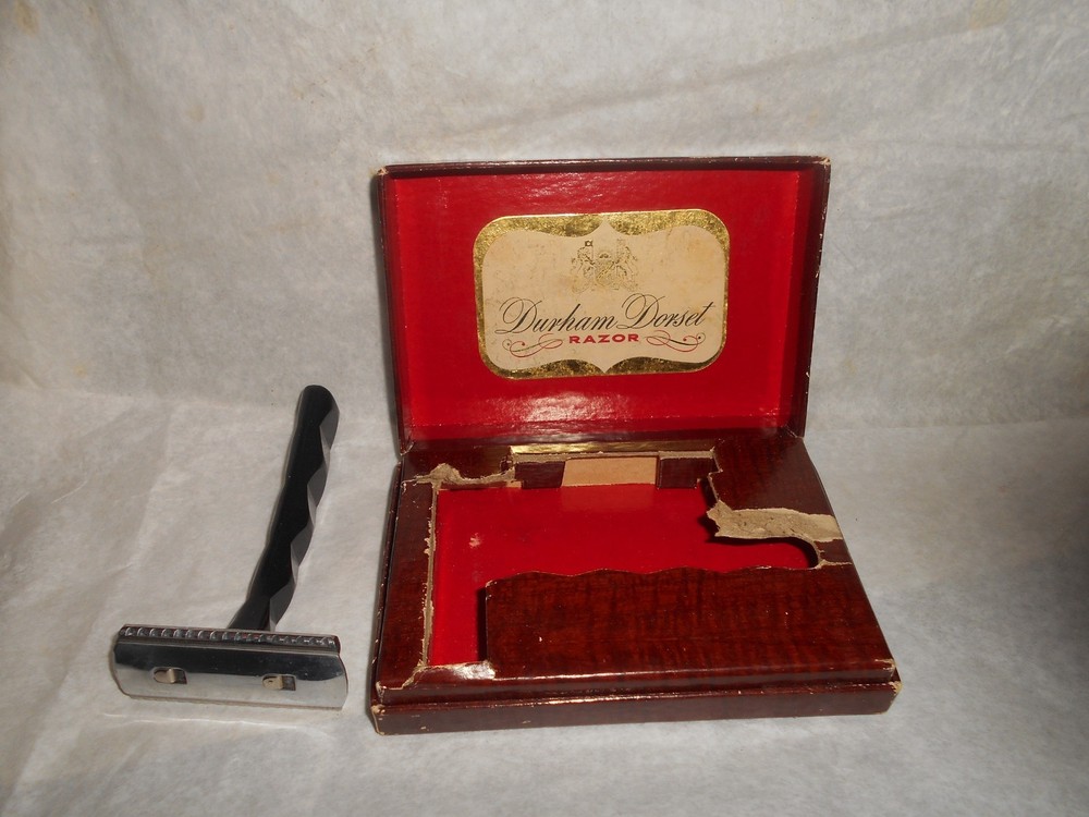 Durham Dorset Safety Razor w 1 Blade Box
