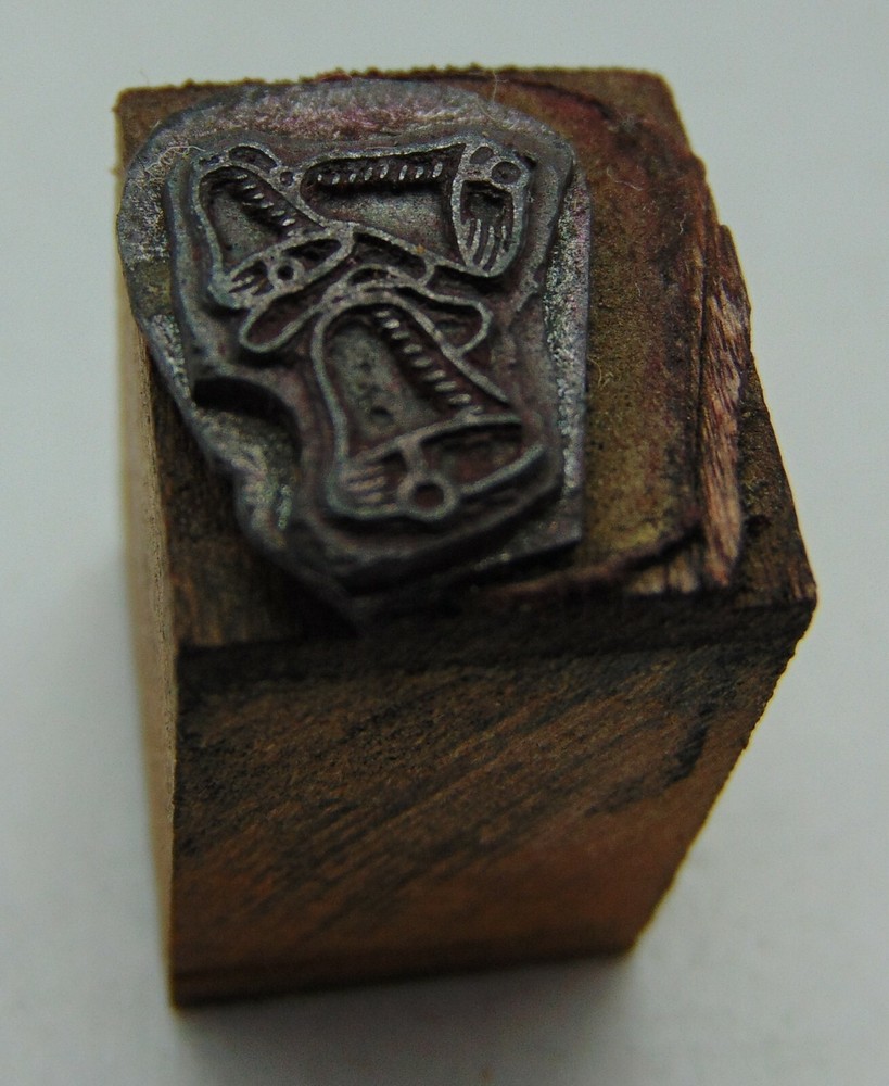 Printing Letterpress Printers Block 3 Tiny Bells