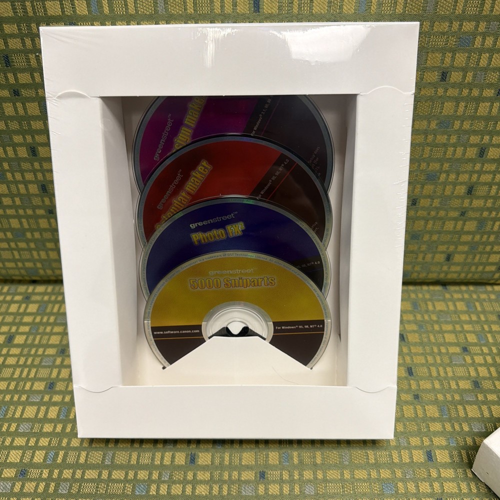 Canon Creativity Pack For PC - Windows - 4 CD Set - Sealed