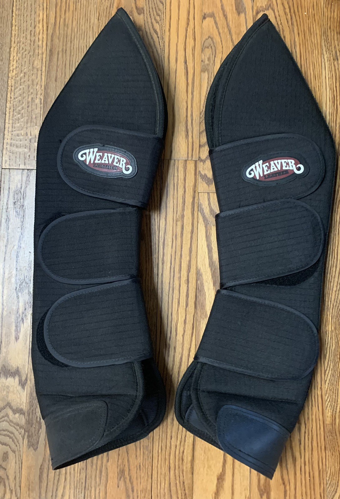 Weaver Horse Shipping Boots Ripstop Nylon Black Size Small 14-15 Hands Set Of 4