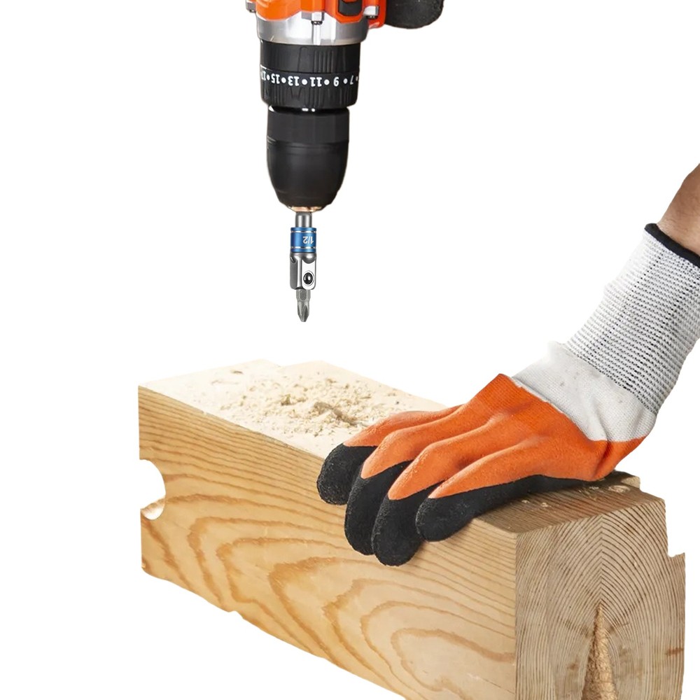 105 Degree Right Angle Drill Socket Adapter Flexible Shaft Extension Bit Driver