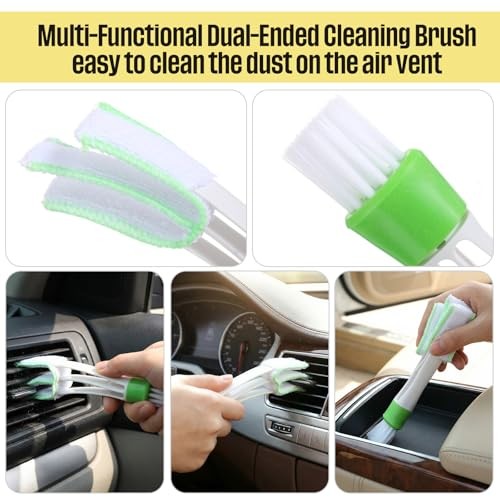4 Pcs Large Car Duster Set Microfiber Dust Cleaning Sets with Extendable