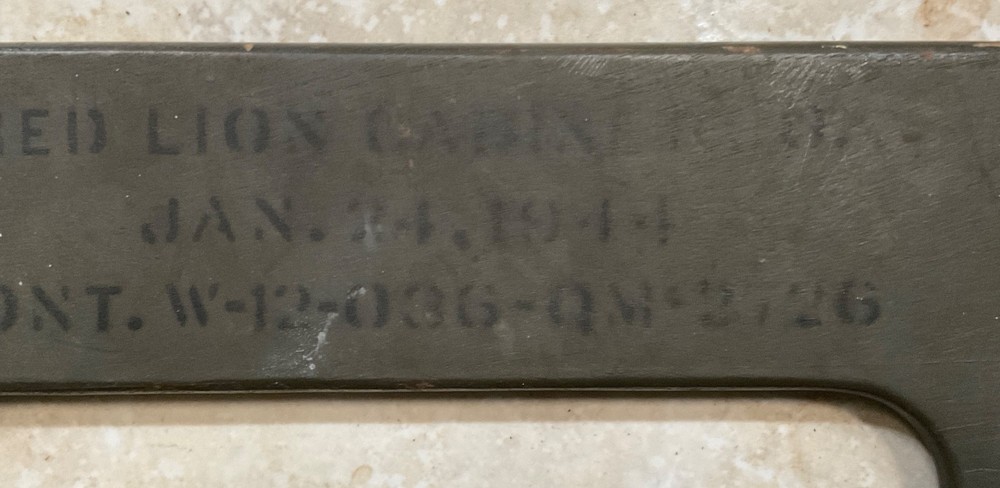 ORIGINAL WWII US ARMY J1944 EQUIPMENT AMMO CARRY PACK BOARD BACKPACK-DATED 1944