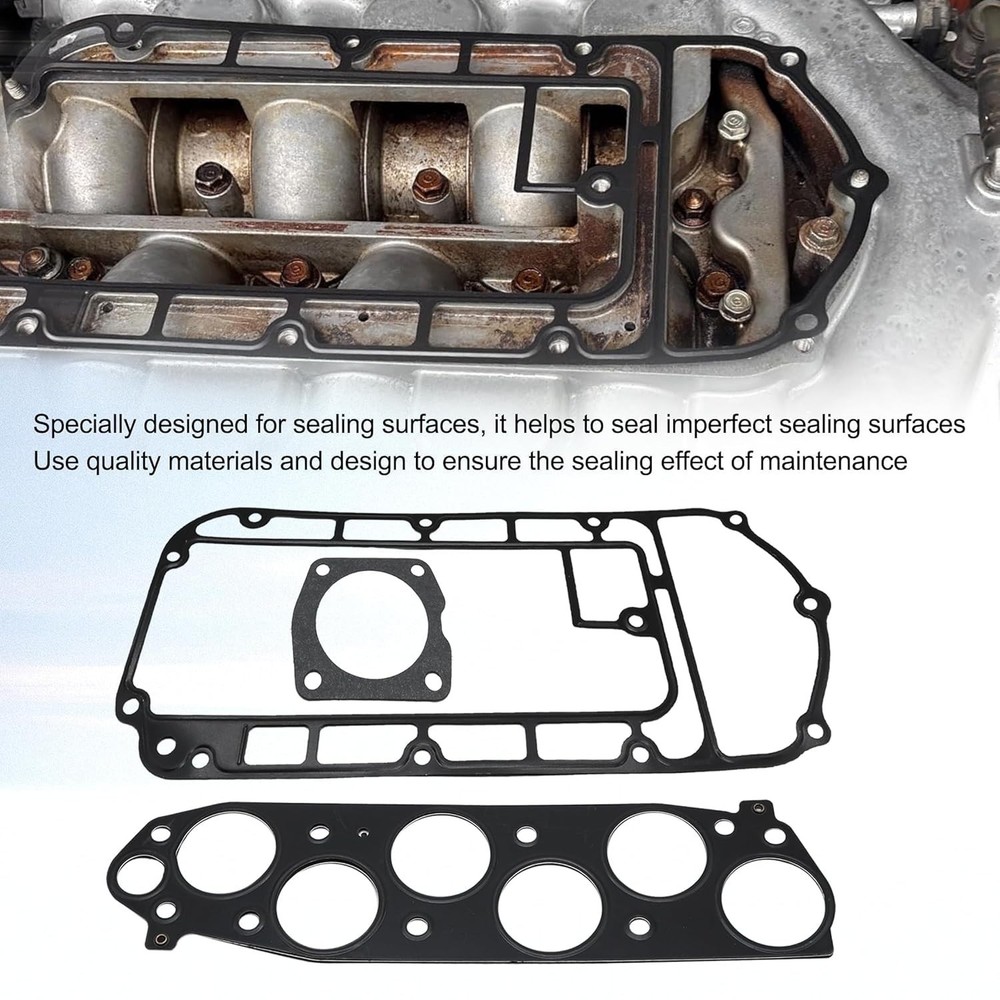 Plenum Gaskets Set Upper Compatible with 2003-2010 Accord Odyssey, 2003-2