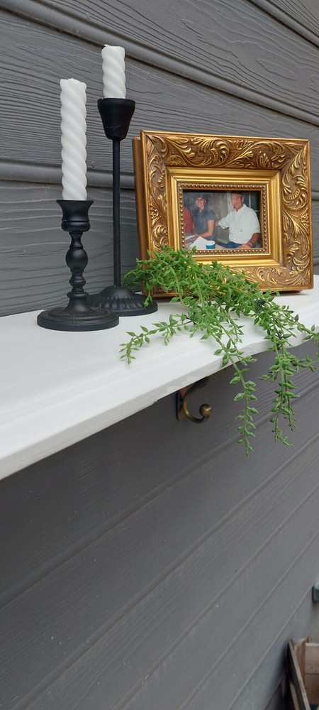 8" Scroll Decorative Bracket Antique Brass