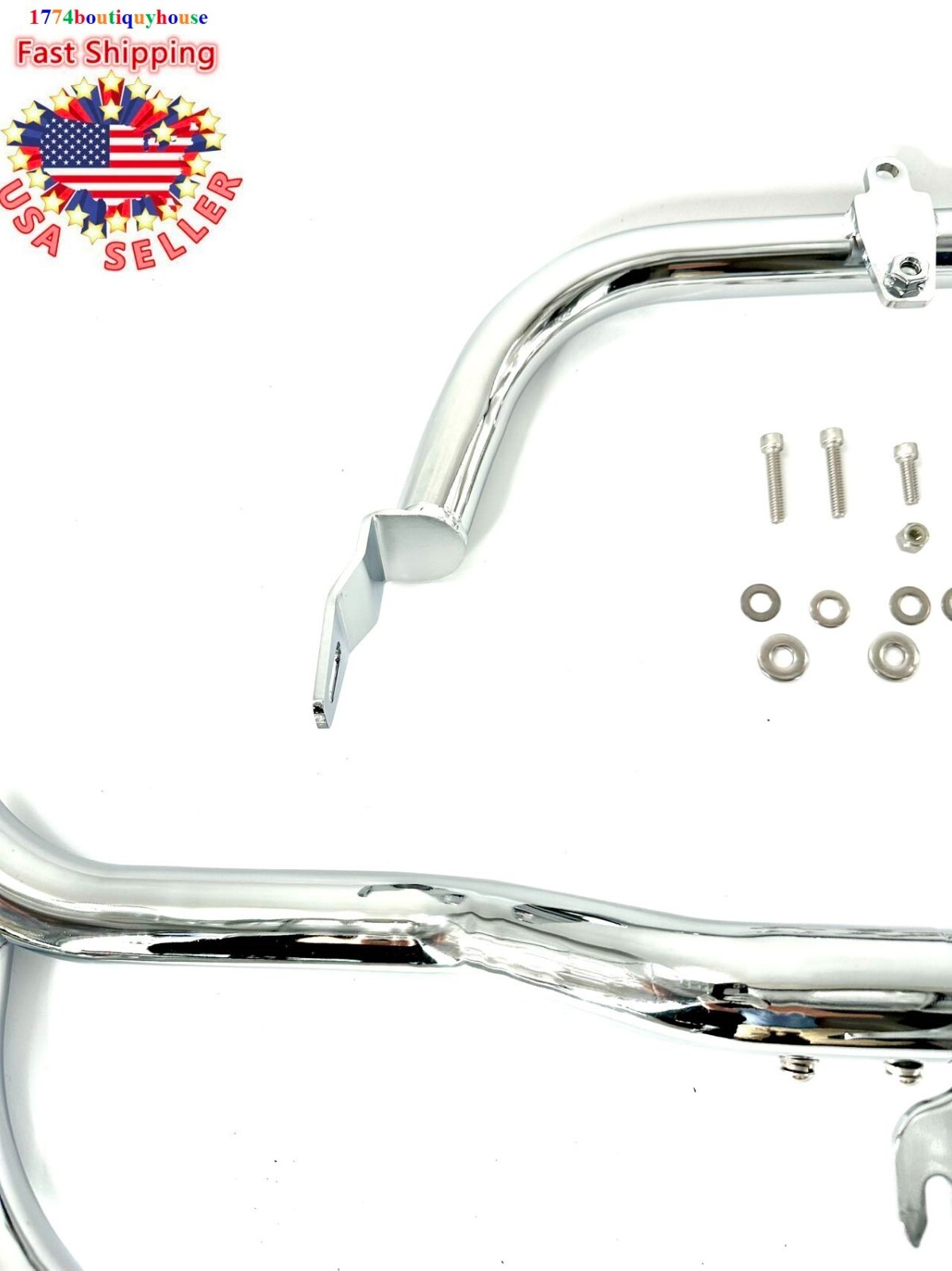 NEW SET Chopped Engine Guard Crash Bar Fairing Support Harley Road Glide 15-2023