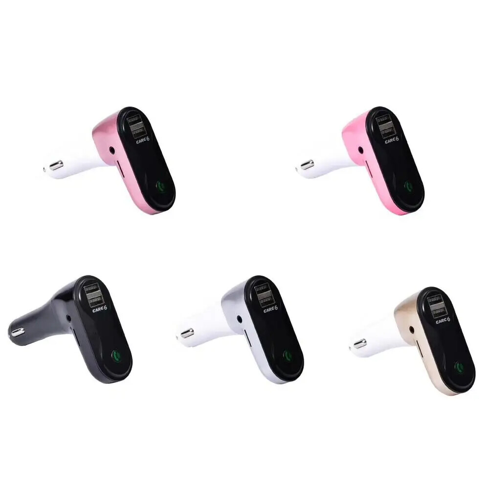 Bluetooth-compatible Fm Transmitter Modulator HandsFree Car MP3 Player AUX TF SD