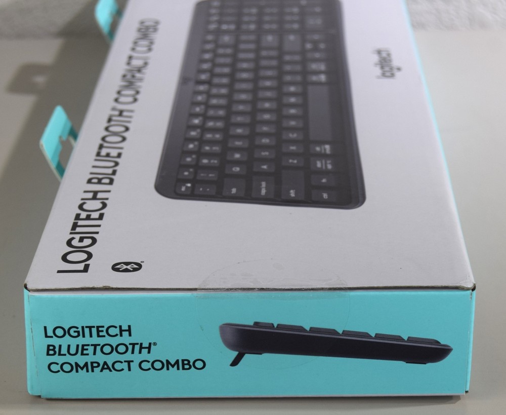 Logitech BLUETOOTH Black Compact Combo Wireless Keyboard & Mouse 920-013507 NEW