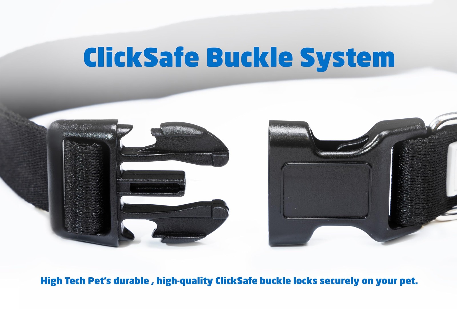 High Tech Pet MS-5 Collar with Deluxe Adjustable Strap (Pink, Large, Pink