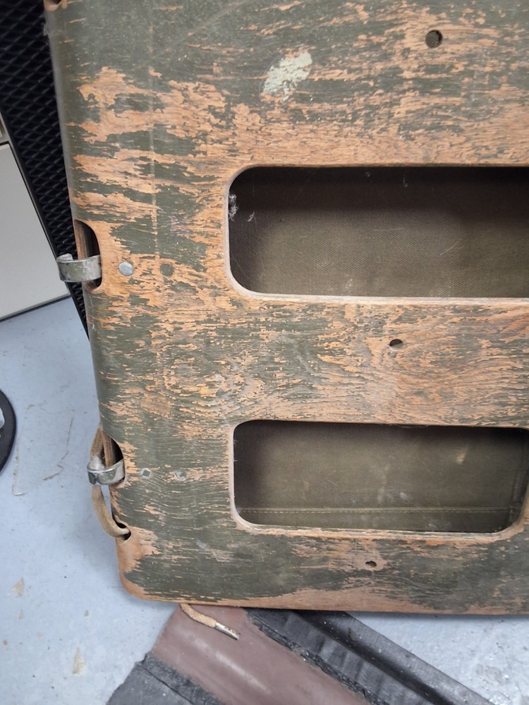 ORIGINAL WWII US ARMY M1944 EQUIPMENT AMMO CARRY PACK BOARD BACKPACK-DATED 1944