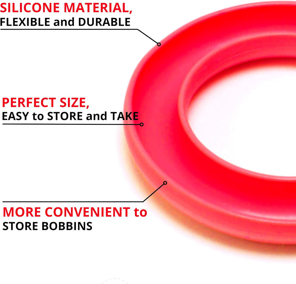 4PCS Bobbin Holder Set – Organizer for Sewing Thread Machine Bobbins Case