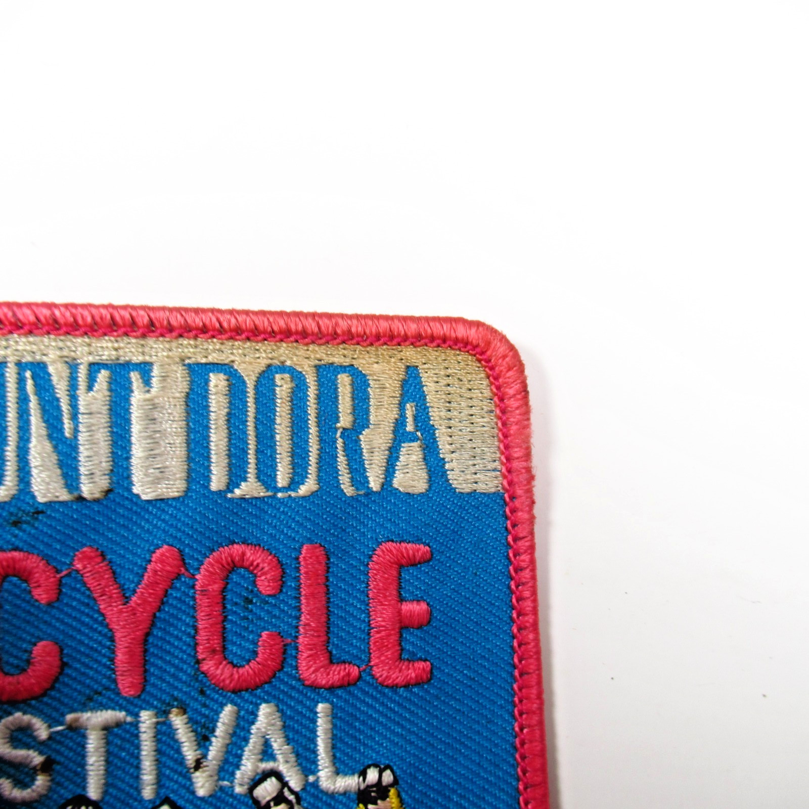 Mount Dora Bicycle Festival Cycling Patch October 16-18 1992 Vintage