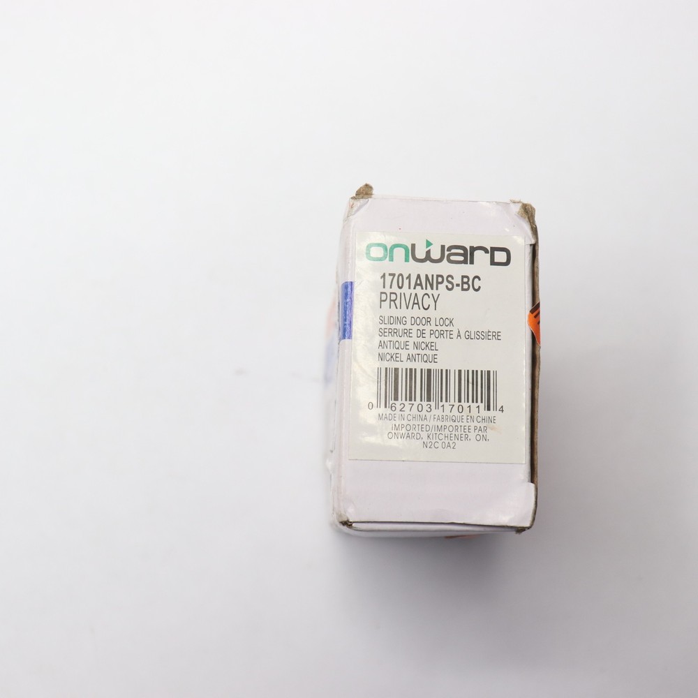 (1-Pk) Onward Flush Rectangular Privacy Pocket Door Lock 1701ANPS-BC