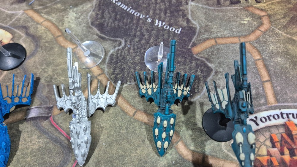 Metal Eldar BFG fleet
