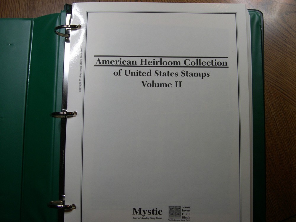 Mystic Stamp Co. American Heirloom Collection Albums Volumes I-III *NEW* #2