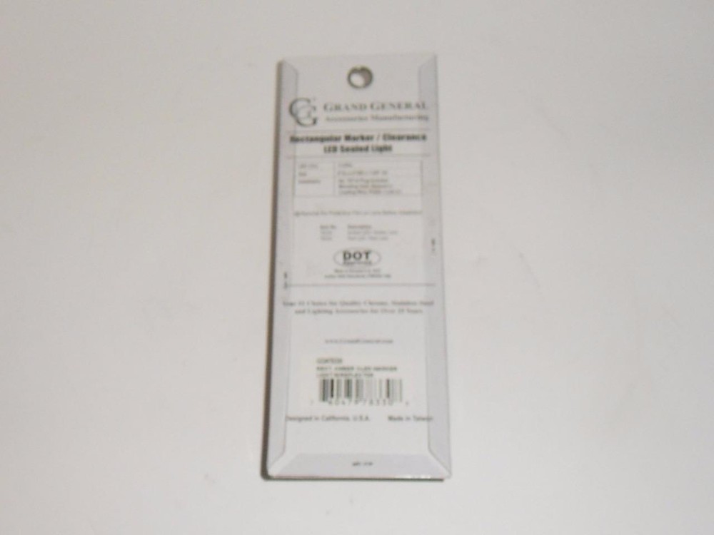 Grand General 78330 Sealed LED Marker Light