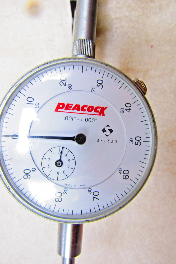Magnetic base dial test indicator by Peacock